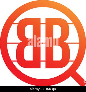 Barbecue-Restaurant: Logo-Ikone für Barbecue, Grill und Bar mit Kamin, Text für BBQ. BBQ-Logo-Vorlage. Vektorgrafik Stock Vektor