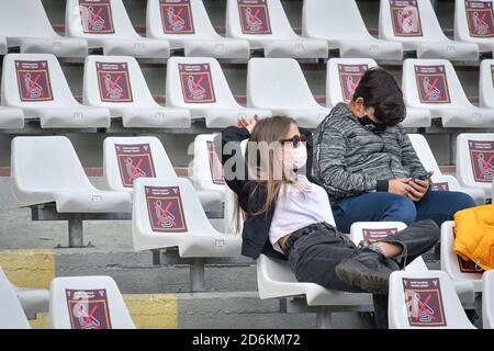 Turin, Italien. Oktober 2020. Turin. Serie A Tim 2020/2021 Liga Spiel. Turin gegen Cagliari mit 1000 Fans für den Covid 19 Notfall. Olympic Stadium auf dem Foto: Kredit: Independent Photo Agency/Alamy Live News Stockfoto