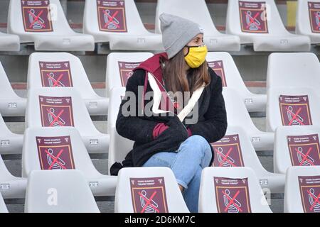 Turin, Italien. Oktober 2020. Turin. Serie A Tim 2020/2021 Liga Spiel. Turin gegen Cagliari mit 1000 Fans für den Covid 19 Notfall. Olympic Stadium auf dem Foto: Kredit: Independent Photo Agency/Alamy Live News Stockfoto