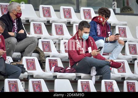 Turin, Italien. Oktober 2020. Turin. Serie A Tim 2020/2021 Liga Spiel. Turin gegen Cagliari mit 1000 Fans für den Covid 19 Notfall. Olympic Stadium auf dem Foto: Kredit: Independent Photo Agency/Alamy Live News Stockfoto