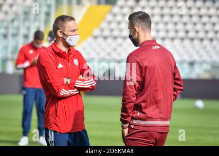 Turin, Italien. Oktober 2020. Turin. Serie A Tim 2020/2021 Liga Spiel. Turin gegen Cagliari mit 1000 Fans für den Covid 19 Notfall. Olympic Stadium auf dem Foto: Kredit: Independent Photo Agency/Alamy Live News Stockfoto