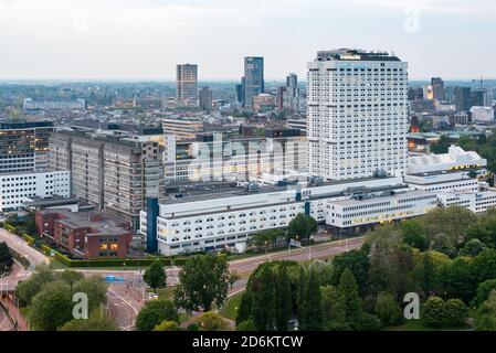 Rotterdam, Niederlande - 7. Mai 2019 : Erasmus University Medical Center Universität Luftaufnahme Stockfoto