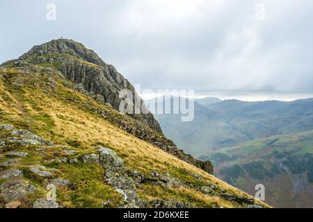 Pike of Stickle in der Langdale Pikes. Lake District National Park Stockfoto