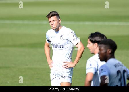 FUSSBALL - VILLAREAL VS VALENCIA Paulista in Aktion während der spanischen Liga, La Liga, Fußballspiel zwischen Villareal und Valencia am 18. oktober 2020 im Ceramica Stadion in Castellon, Spanien. Foto: Xisco Navarro Quelle: CORDON PRESS/Alamy Live News Stockfoto