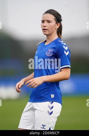 Everton's Damaris Ekurrola während des FA Women's Super League Spiels im Walton Hall Park, Liverpool. Stockfoto
