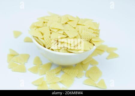 Salzige Snacks. Brezeln Cracker ohne gebraten Stockfoto