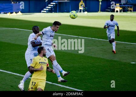 FUSSBALL - VILLAREAL VS VALENCIA Paulista in Aktion während der spanischen Liga, La Liga, Fußballspiel zwischen Villareal und Valencia am 18. oktober 2020 im Ceramica Stadion in Castellon, Spanien. Foto: Xisco Navarro Quelle: CORDON PRESS/Alamy Live News Stockfoto