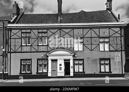 Nr. 11-12 Tuesday Market Place in Kings Lynn an der Küste von Norfolk, Großbritannien Stockfoto