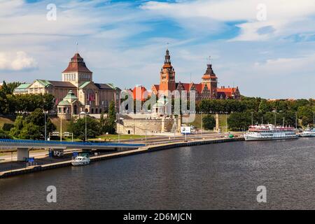 Stettin, Waly Chrobrego, Woiwodschaft Westpommern, Polen Stockfoto