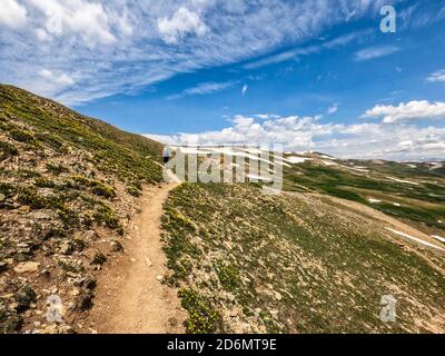 Wunderschöne Landschaften entlang der 485 Meile, Colorado Trail, Colorado Stockfoto