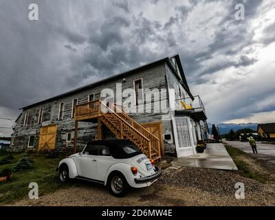 Historisches Leadville, Amerikas höchste Stadt, Colorado, USA Stockfoto