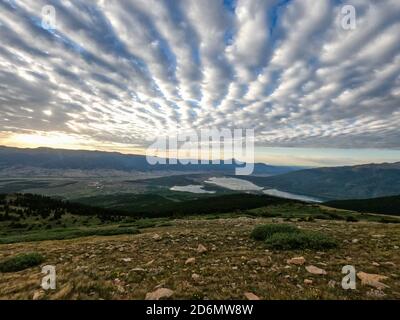 Wunderschöne Landschaften entlang der 485 Meile, Colorado Trail, Colorado Stockfoto