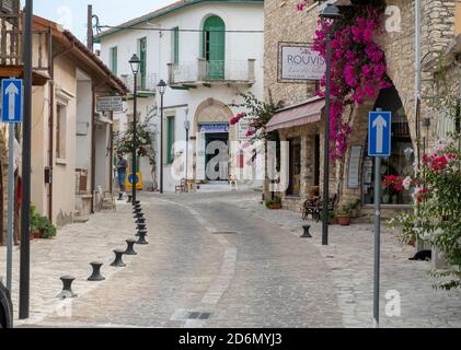 Pano Lefkara, Zypern. Stockfoto