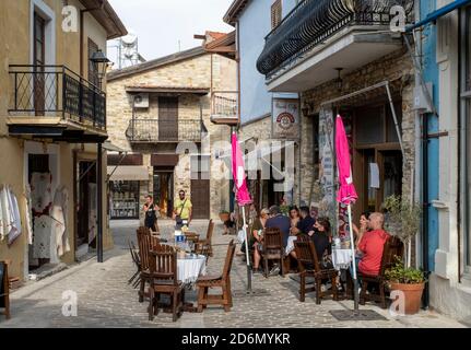 Pano Lefkara, Zypern. Stockfoto