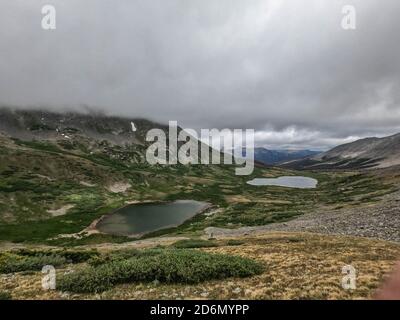 Gewitter über die Collegiate Peaks, Collegiate West auf dem 485 Mile Colorado Trail, Colorado Stockfoto