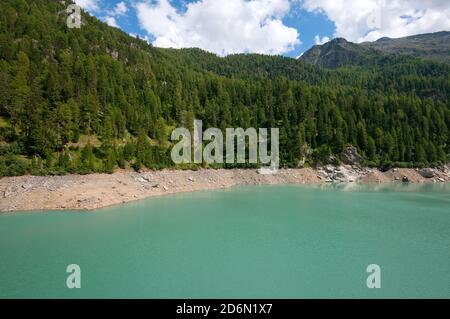 See Gioveretto, Martelltal (Martelltal), Bozen, Trentino-Südtirol, Italien Stockfoto