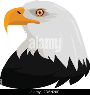 Großer Adler, Illustration, Vektor auf weißem Hintergrund Stock Vektor