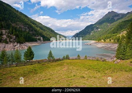 See Gioveretto, Martelltal (Martelltal), Bozen, Trentino-Südtirol, Italien Stockfoto