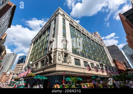 Filene's, Kaufhaus, jetzt Macy's, Boston, Massachusetts, USA Stockfoto