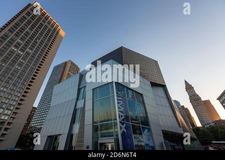 Matthew und Marcia Simons IMAX Theater, Central Wharf, Boston, Massachusetts, USA Stockfoto