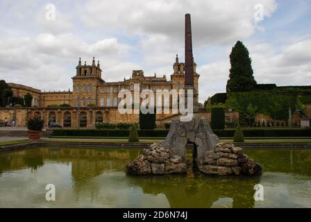 The Water Terrace at Blenheim Palace, Oxfordshire, Großbritannien Stockfoto