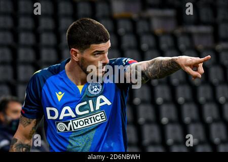 Friuli - Dacia Arena Stadion, udine, Italien, 18 Oct 2020, Rodrigo De Paul (Udinese) während Udinese Calcio gegen Parma Calcio 1913, italienisches Fußballspiel Serie A - Credit: LM/Ettore Griffoni/Alamy Live News Stockfoto