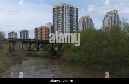 Downtown London Ontario Orte zu besuchen und zu erkunden. Stockfoto