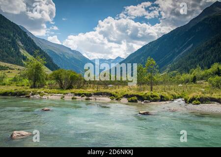 Krimmler Wasserfälle, größter Wasserfall europa, Nationalpark hohe Tauern, Pinzgau, Salzburg, Österreich Stockfoto