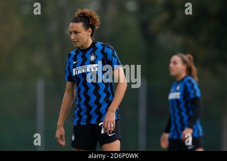 Mailand, Italien, 18 Oct 2020, Ilaria Mauro (FC Internazionale) während AC Mailand gegen FC Internazionale, Italienische Fußballserie A Women Championship - Credit: LM/Francesco Scaccianoce/Alamy Live News Stockfoto