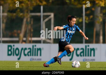 Mailand, Italien, 18. Oktober 2020, Eva Bartonova (FC Internazionale) während AC Mailand gegen FC Internazionale, Italienische Fußball Serie A Frauen Meisterschaft - Credit: LM/Francesco Scaccianoce/Alamy Live News Stockfoto