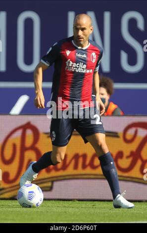 Rodrigo Palacio von ologna beim italienischen Fußballspiel Serie A Bologna FC gegen US Sassuolo im Renato Dall'Ara Stadion in Bologna, Italien, Octobe Stockfoto