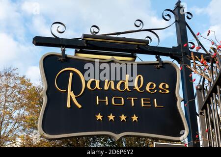 Killarney Shops Bars Restaurants Hotel in Killarney, County Kerry, Irland Stockfoto