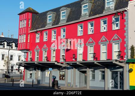 Killarney Geschäfte Bars Restaurants McSweeney Arms Hotel in Killarney, County Kerry, Irland Stockfoto