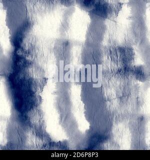 Nahtlose Indigo schmutzige Kunst. Aquarell abstrakt Stockfoto