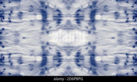 Nahtlose Indigo schmutzige Kunst. Indigo schmutzige Zeichnung. Stockfoto