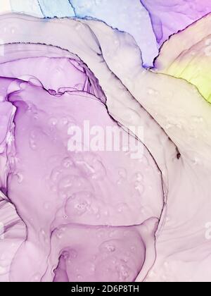 Alkohol Tinte Indigo nahtlose Hintergrund. Alkohol Stockfoto