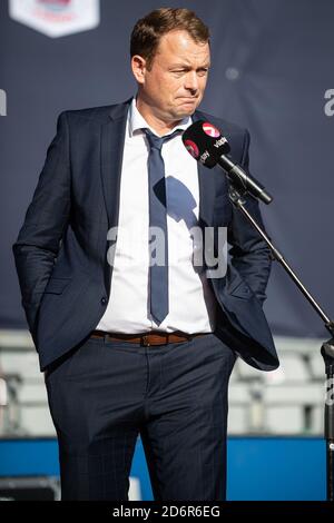 Aarhus, Dänemark. Oktober 2020. CEO der AGF Jacob Nielsen beim 3F Superliga-Spiel zwischen Aarhus GF und AC Horsens im Ceres Park in Aarhus. (Foto: Gonzales Photo - Morten Kjaer). Stockfoto