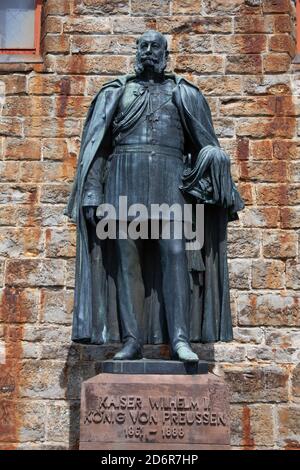 Kaiser Wilhelm 1, Burg Hohenzollern Stockfoto