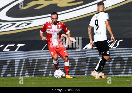 Ranck Ribery von ACF Fiorentina in Aktion während Spezia vs Fiorentina, italienische Fußball Serie A Spiel, la spezia, Italien, 18 Oct 2020 Credit: LM/Matteo Pa Stockfoto