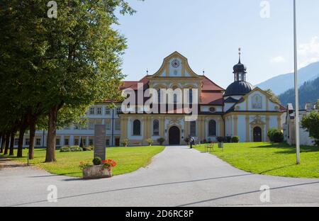 Zisterzienserabtei Stams (Stift Stams) in Stams, Kreis Imst, Tirol, Österreich. Stockfoto