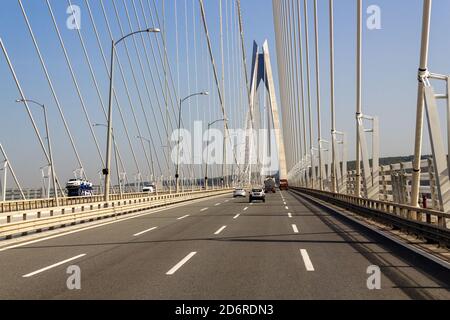 Yavuz Sultan Selim Brücke zwischen Asien und dem europäischen Kontinent. Istanbul, Türkei Stockfoto