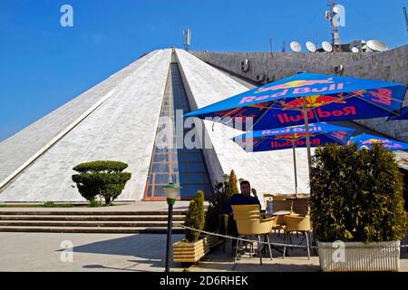 Pyramide von Tirana, Albanien Stockfoto