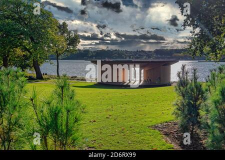 Skyttehuset offene Szene in Vejle am Fjord, Dänemark Stockfoto