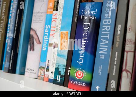 oxford englisch Wörterbuch Buch in Home Interior Stockfoto