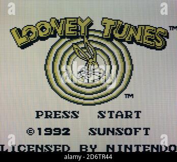 Looney Tunes - Nintendo Gameboy Videogame - nur für redaktionelle Verwendung Stockfoto