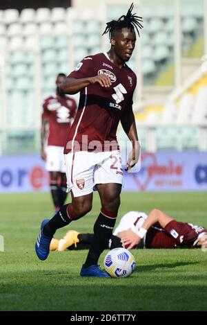 Turin, Italien. Oktober 2020. Meite von Turin FC während der Serie A Fußballspiel Turin FC gegen Cagliari. Cagliari gewann 2-3 gegen den FC Turin im Olympiastadion Grande Torino in Turin. (Foto von Alberto Gandolfo/Pacific Press/Sipa USA) Quelle: SIPA USA/Alamy Live News Stockfoto