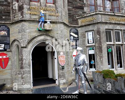 King Arthur's Great Halls, Tintagel, Cornwall. Erbaut 1927 von Thomas Glasscock. Stockfoto