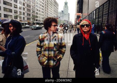 Debbie Harry von der New Yorker Punk Band Blondie 1978 Stockfoto