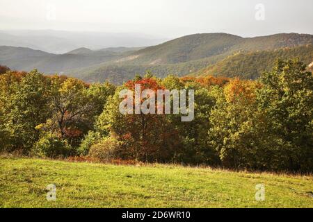 Radan Berg in der Nähe von Prolom Banja. Serbien Stockfoto