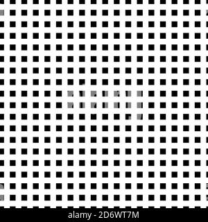 Einfache, einfache Quadrate wiederholbar, nahtloser Hintergrund, Muster. Karierte Quadrate, karierte Hintergrunddarstellung. Gitter, Netz, chequr Gitter, Grat Stock Vektor